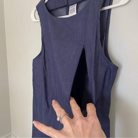 Lechel Libre Nursing Breastfeeding Chambray Size 8 dress - Picture 3 of 7